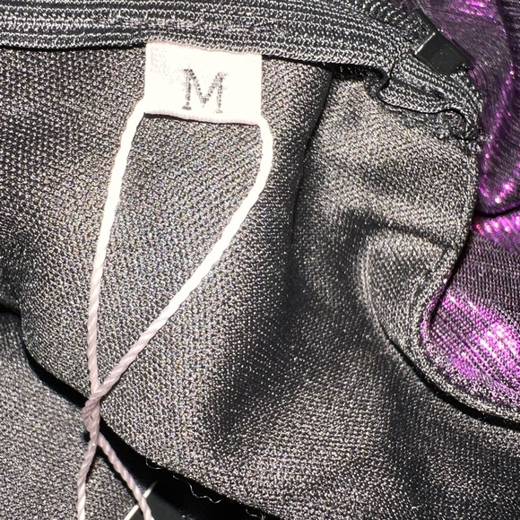 Love And Lemonade Purple One Shoulder Mini Dress W/Train NWT Medium Prom - Picture 5 of 16